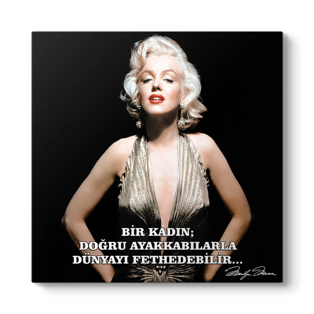 Marilyn Monroe Sözleri Tablosu - Model 3
